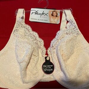 Playtex Secrets Lace Bra - White